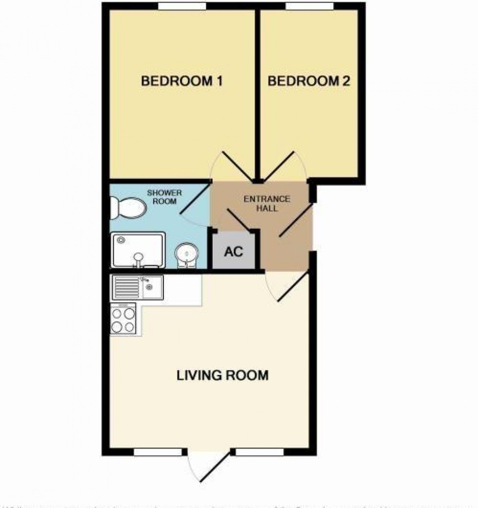 Floorplan for Chapmans Court, Mill Road, Kettering