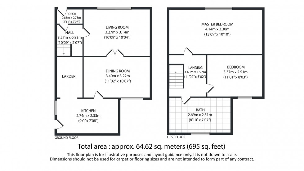 Floorplan for Cromwell Road, Rushden