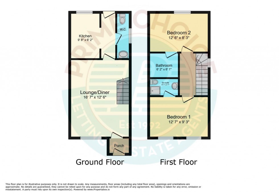 Floorplan for Abbots Close, Kettering, Northamptonshire